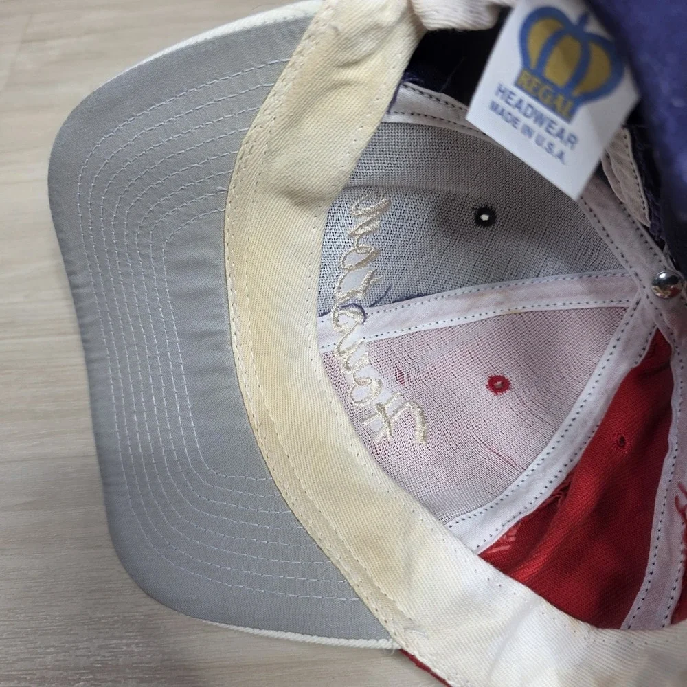Vintage Regal Headwear Houston Cougars University Strap Back Hat‎ 2 Tone